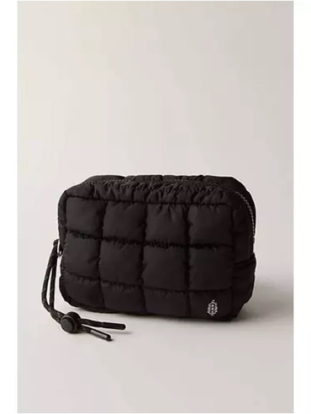 FP Movement by Free People Black Quilted Puffer Wristlet Pouch